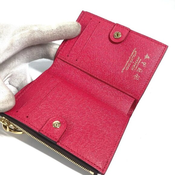LOUIS VUITTON M13420 Monogram Portefeuille-Lisa Cherry Compact Wallet Unused - Picture 12 of 16